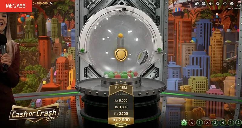 Paano Play MEGA88 Cash Or Crash Live Casino Game